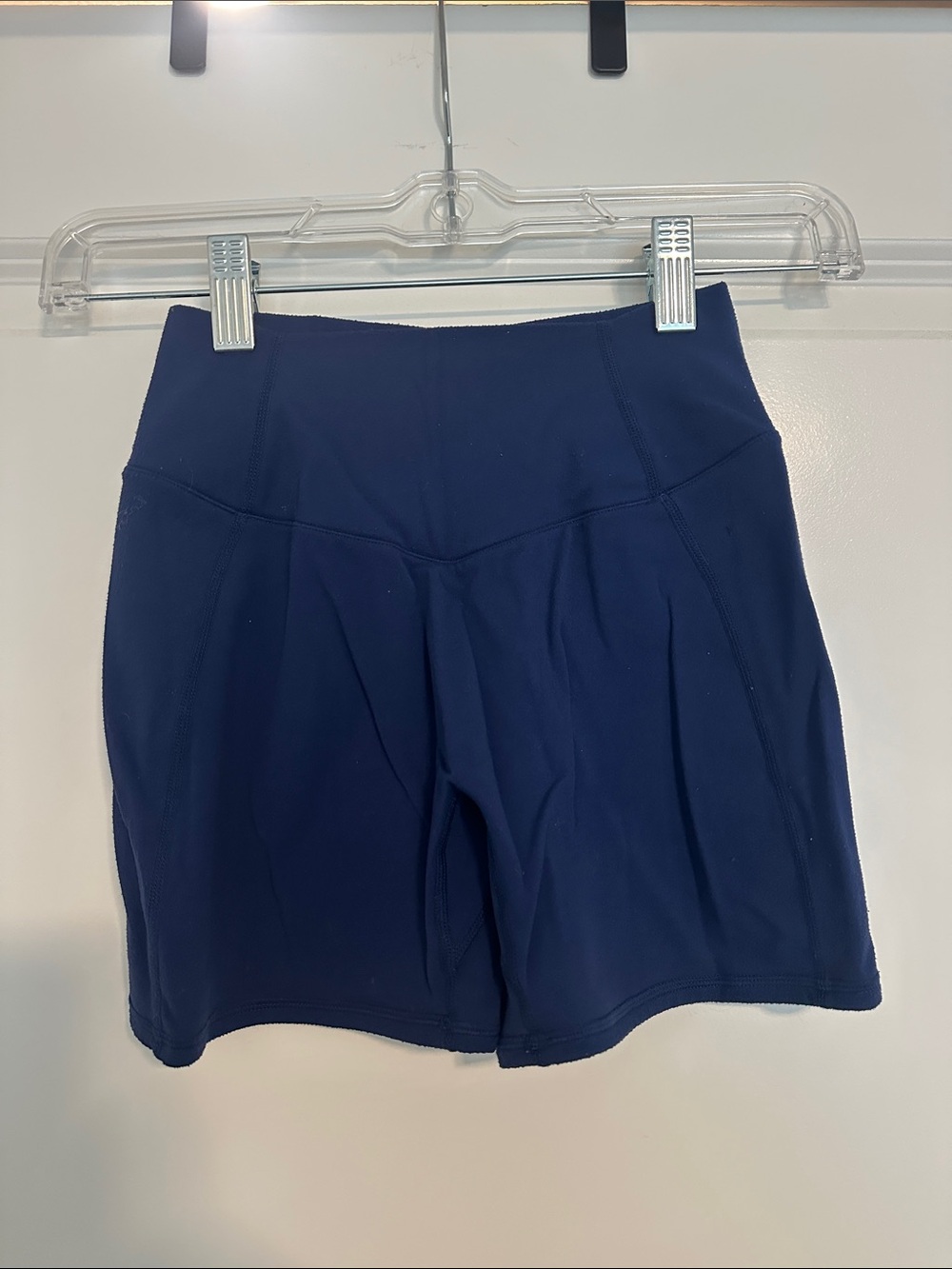 BuffBunny Navy High-Rise Bike Shorts